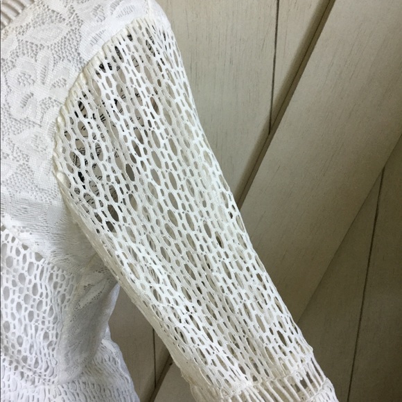 ❄️ASOS White Lace Laser-Cut Romper❄️ - Picture 4 of 8